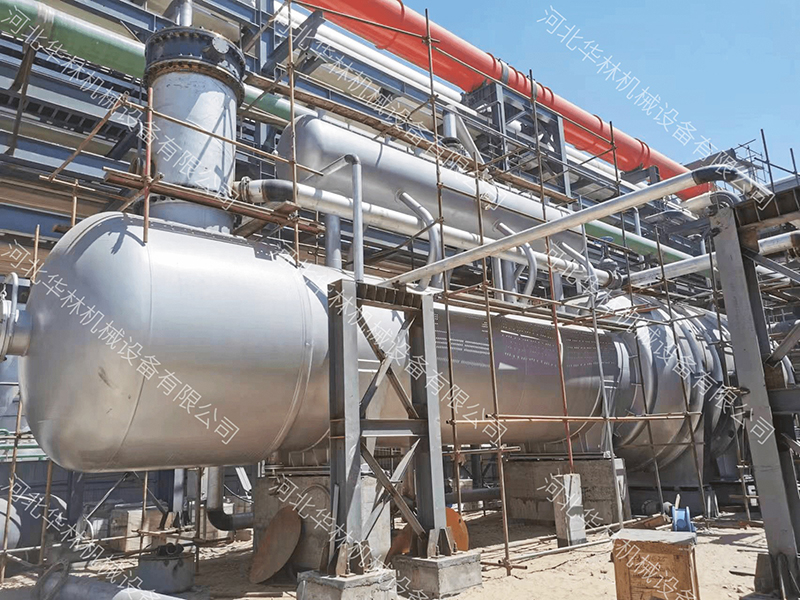 寧夏廢熱鍋爐項目現(xiàn)場